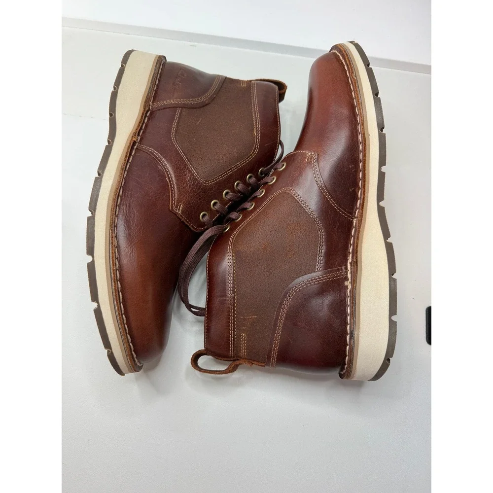 Clarks Gravelle Mens Brown Leather Suede Chukka Boots Size 12 261745757110 NEW